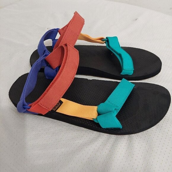 Teva Original Universal Men's Bright Retro Multi Casual Lifestyle Sandals Sz 11 - Picture 2 of 9